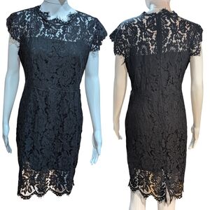 Elegant Black Lace Dress